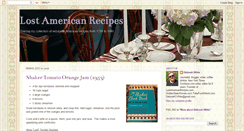 Desktop Screenshot of lostamericanrecipes.com